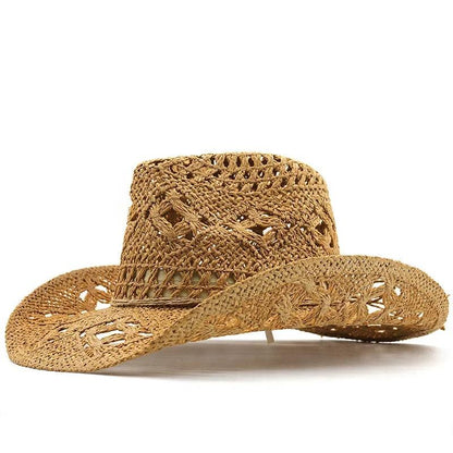 Straw Western Cowgirl Hat - Honeypot