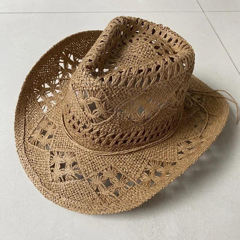 Straw Western Cowgirl Hat - Honeypot