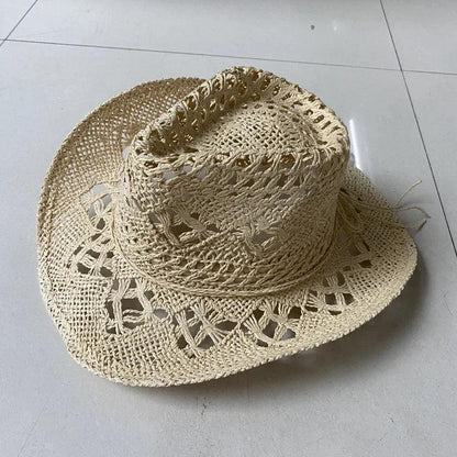 Straw Western Cowgirl Hat - Honeypot