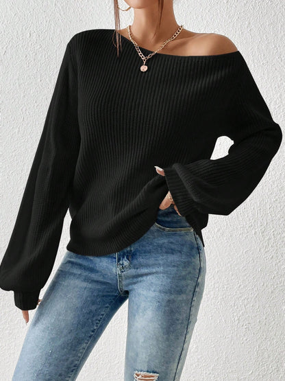 Cozy Drop Shoulder Sweater - Honeypot