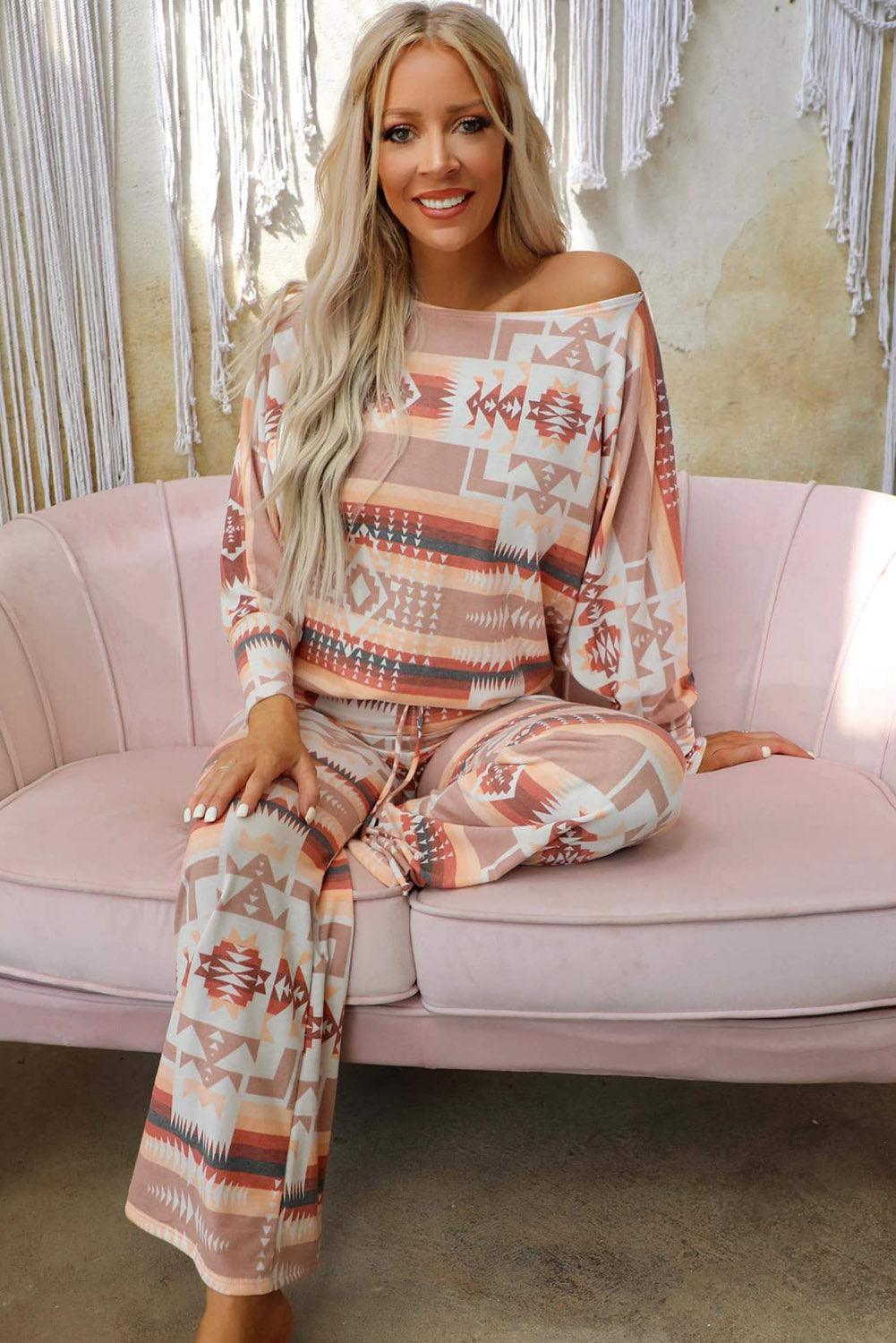 Aztec Dreams Loungewear Set - Honeypot