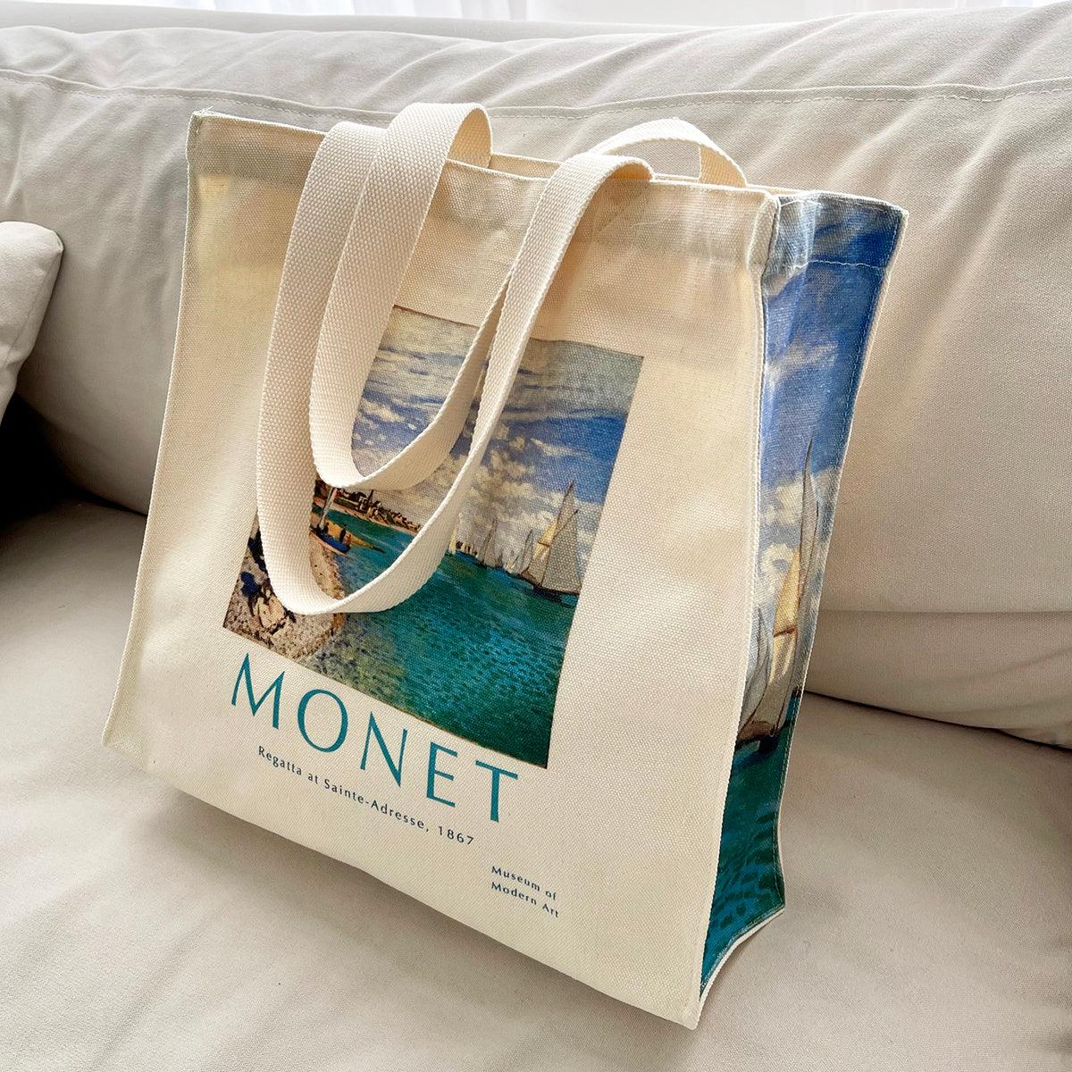 Retro Artist Book Tote - Monet // Honeypot: New + Vintage High Quality Western Wear