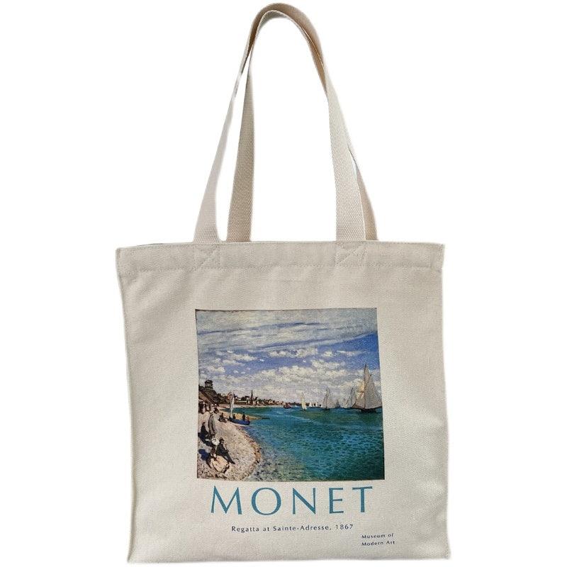 Retro Artist Book Tote - Monet // Honeypot: New + Vintage High Quality Western Wear