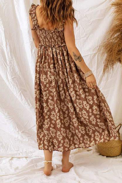 Elegant Floral Maxi Dress