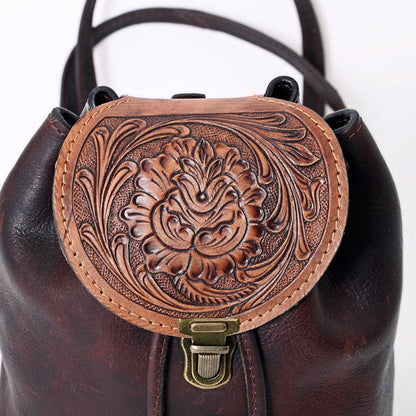 LC-ADBGZ746 Backpack Genuine Western Leather Women Bag