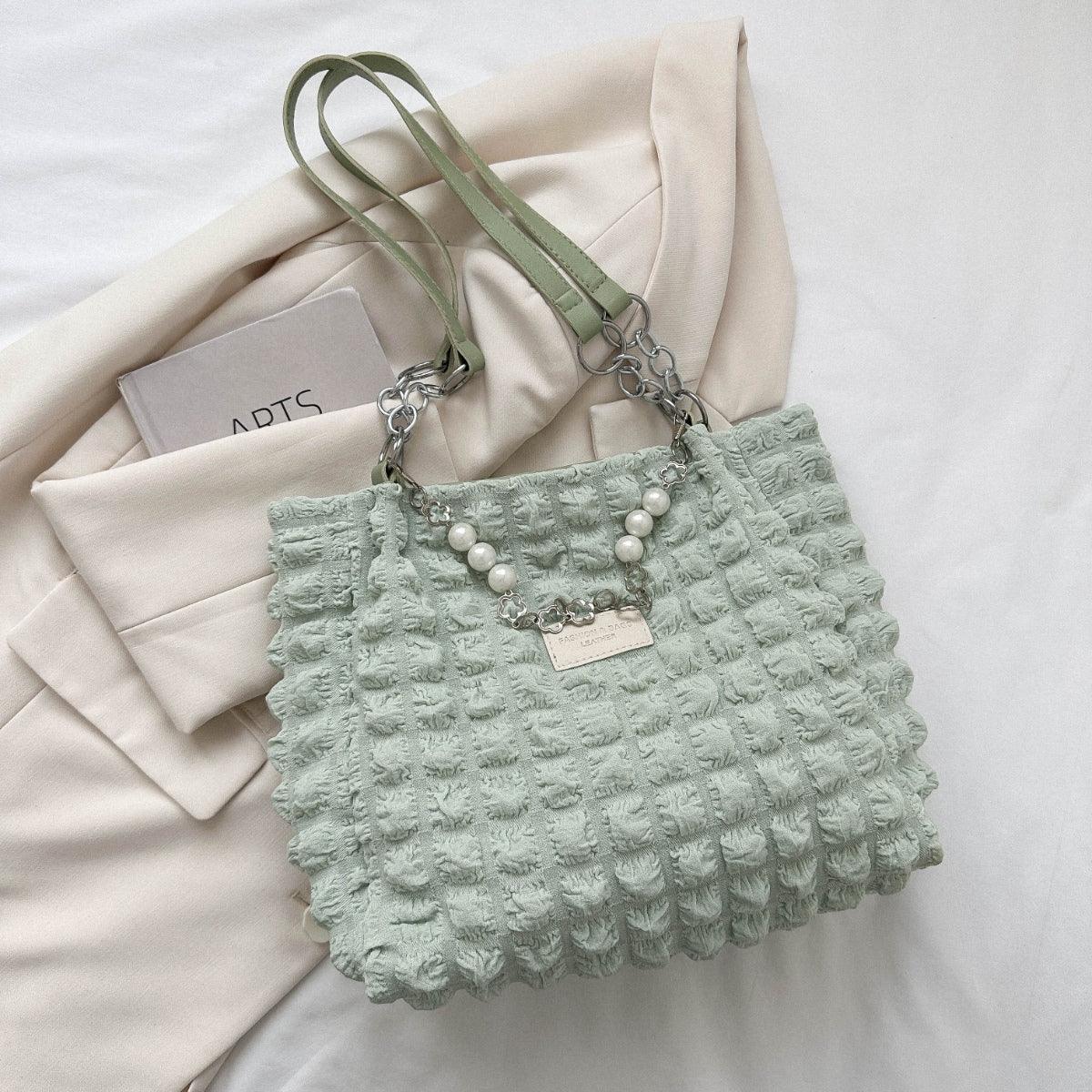 Bubble Textured Tote Bag - Honeypot