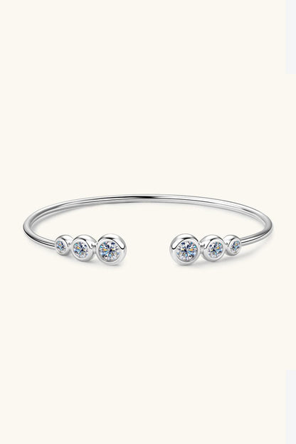 1.8 Carat Moissanite 925 Sterling Silver Bracelet - Honeypot