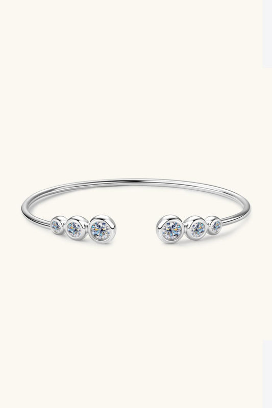 1.8 Carat Moissanite 925 Sterling Silver Bracelet // Honeypot: New + Vintage High Quality Western Wear