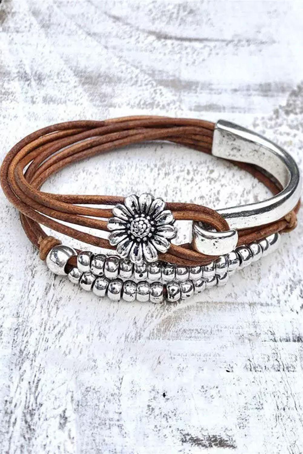 Layered Daisy Darlin' Bracelet - Honeypot