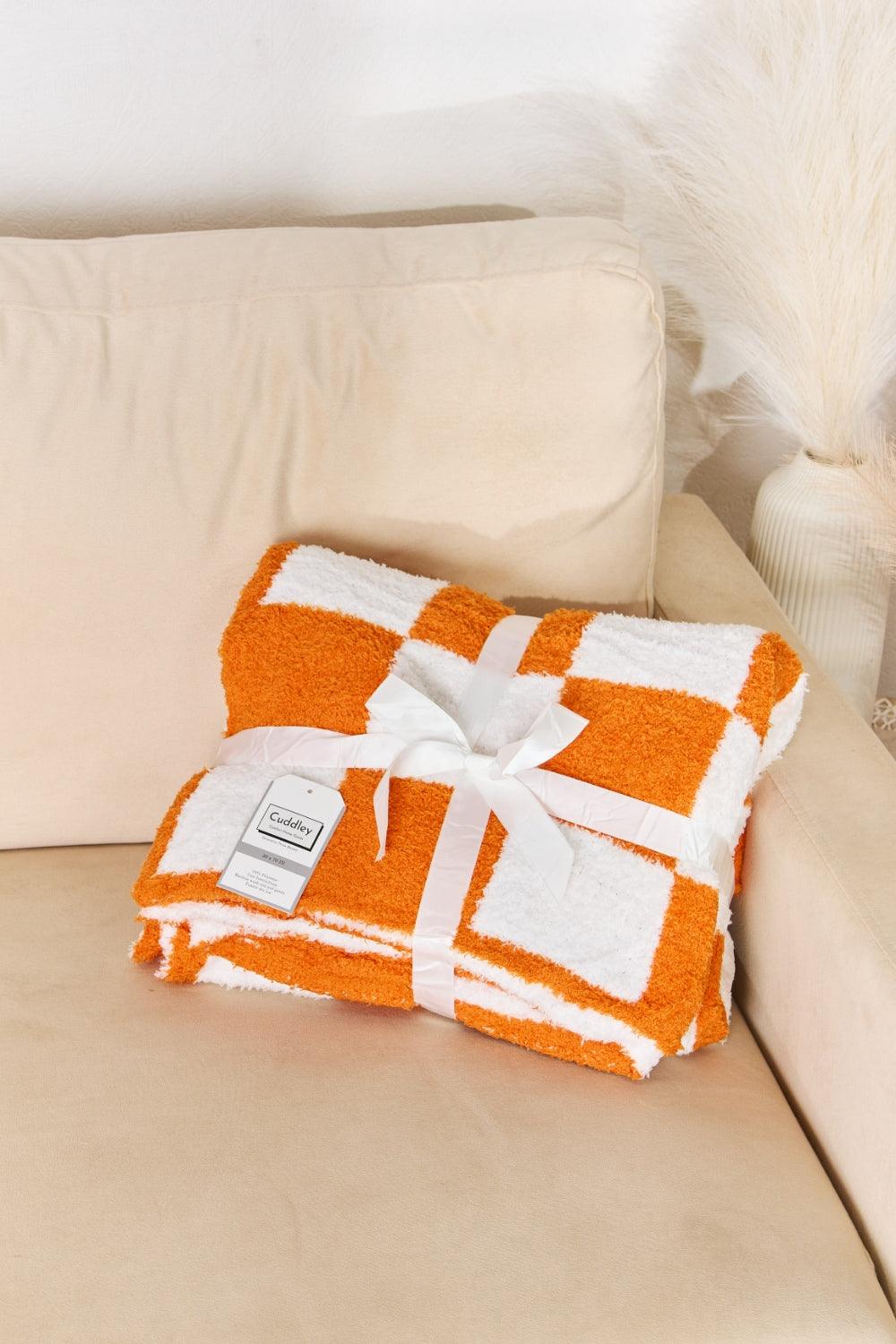 Cuddley Checkered Decorative Throw Blanket // Honeypot: New + Vintage High Quality Western Wear