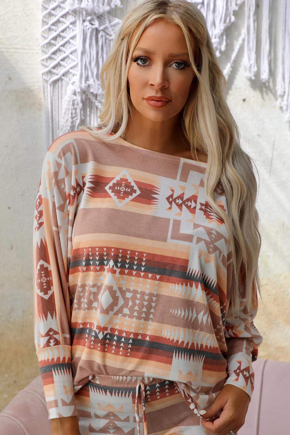 Aztec Dreams Loungewear Set - Honeypot