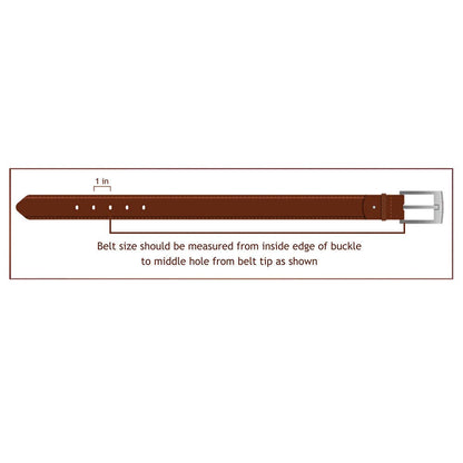 Beautiful Hand-Tooled Genuine American Leather Unisex Belt