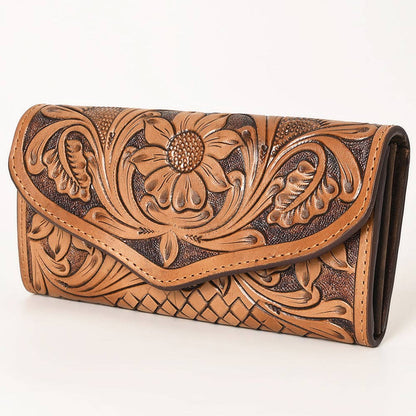 Tooled Leather Organizer Wallet // Ohlay - Honeypot