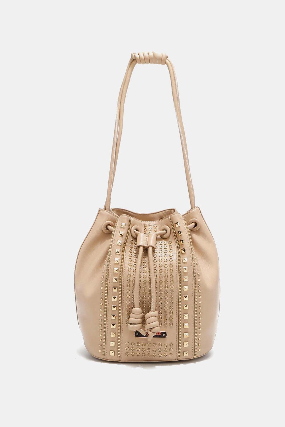 Boutique Studded Bucket Bag - Honeypot